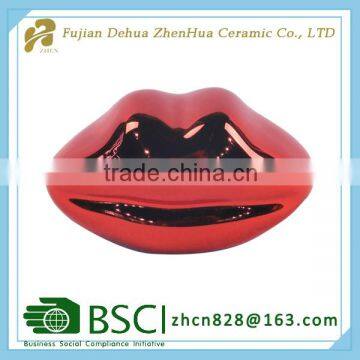 Sexy Lips Shape Small Money Bank for Decoration photo-2