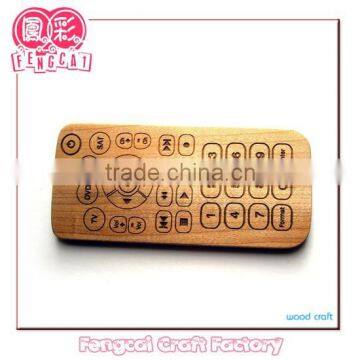 Custom made Wooden Educational Toy shaped remote for kid (Wood craft in laser cut&engraving)