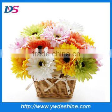 New design hot sale DIY cute chrysanthemum fabric flower wholesale multicolor H-282