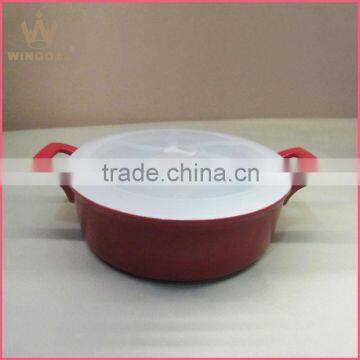 Ceramic round glaze ceramic casserole set