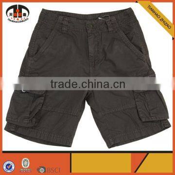 Classic Design Work Casual Shorts Half Pants with Six Pockets