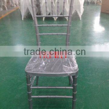 Hotel furniture type and resin material white tiffany chair sale