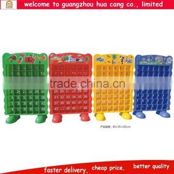 Customized kids indoor storage shelf, children furniture for kindergarten