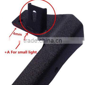 Jeep JK 2007-2014 Steel Windshield Mounting Brackets for 50" or 52" Led Light Bar photo-3