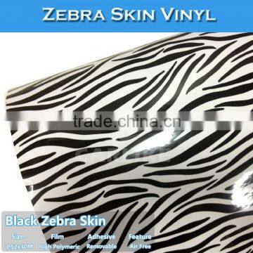 CARLIKE 1.52*30M Car Body Wrapping Zebra Skin Colored Film