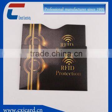 Scanner Proof Horizontal Opening Rfid Shielded Wallet Chip Protection photo-2