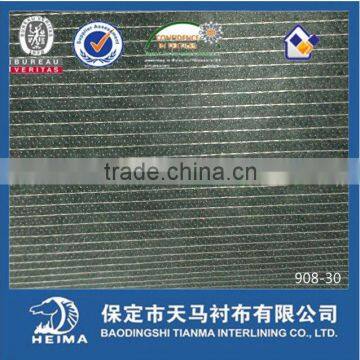 stitch nonwoven fusible interlining