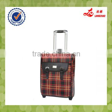 Fashionable And Ancient Style Colored Squares Luggage