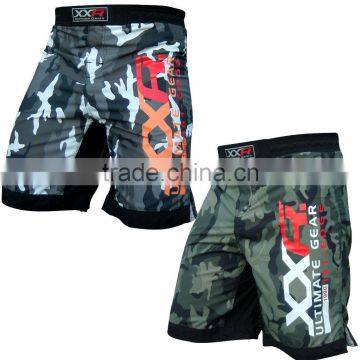 XXR Camo MMA Fight Shorts UFC Cage Fight Grappling Muay Thai Boxing All Sizes