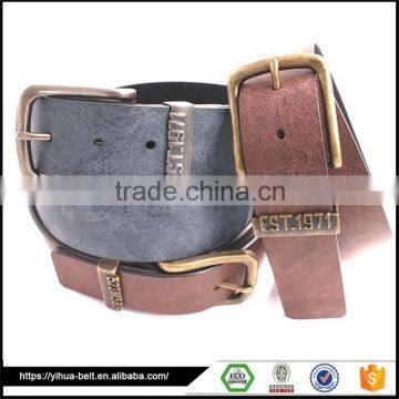 Hot sale retro style embossed jeans fashion belt