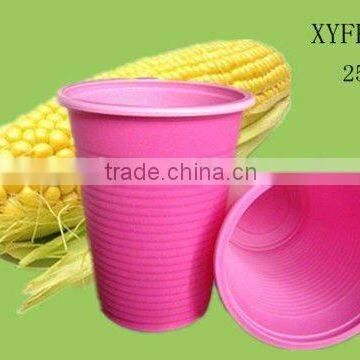 color eco-friendly disposable plastic cup:XYFP-08