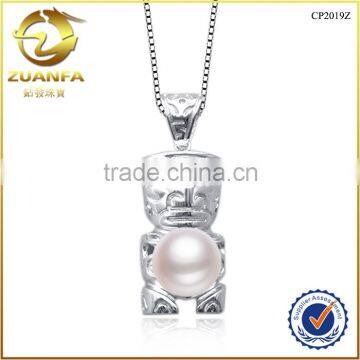 factory wholesale fashion new design artificial pearl pendant for men