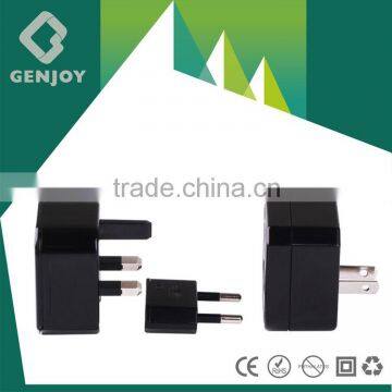 Genjoy colorful On-sale plug adapter charger for iphone 5 usb with CE ROHS A0200