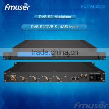 FUTV4502D DVB-S2 Modulator(4*ASI in,10MHz in,BISS, 24V RF output)with network management