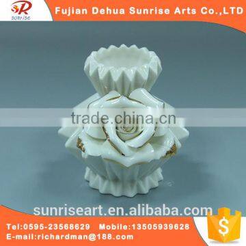 Glazed ceramic flower vase holder wholesale