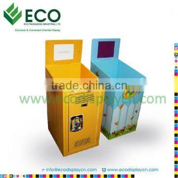 cardboard POP LCD display advertising dump bins box