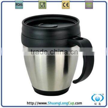 wholesale enamel mugs coffee travel mug with hand