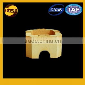 fireproof brick cylindrical brick low porosity fire clay brick