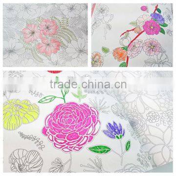 2015 Wholesale New Arrive Hand-painted Secret Garden Series Flower Coloring Books for Adult photo-5