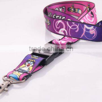 Fashion cartoon Lanyards , Customized neck lanyards