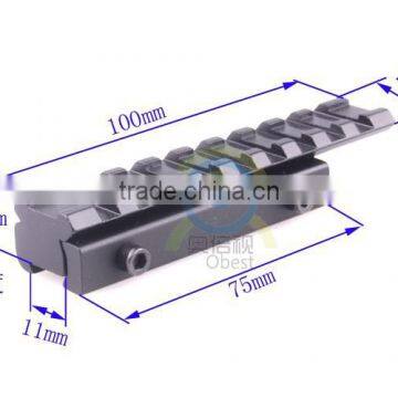 New Dovetail Weaver Picatinny Rail Adapter 11mm to 20mm Tactical Scope Extend Mount photo-4