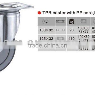 furniture castor with PP core, ball bearing