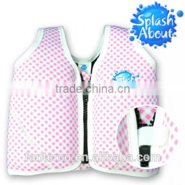 Specialized children swimwear distributor	Cute Printed	NEOPRENE UPF50+ taiwan 1-3y float jackets