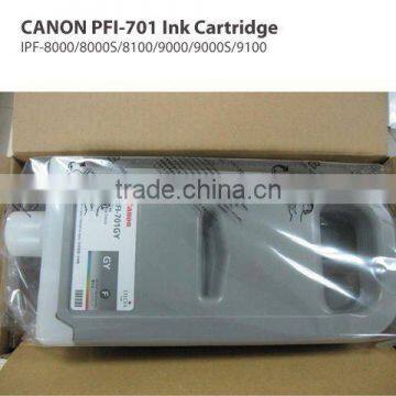 original CANON PFI-701 ink cartridge for CANON iPF-8000 8000S 8100 9000 9000S 9100