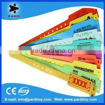 2015 Hot Door Entry PVC plastic ID vinyl wristbands bracelets