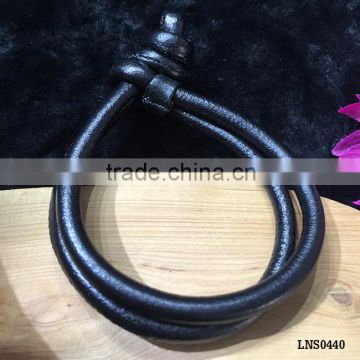 Genuine Leather Bracelet High Quality Hand Made Sheepskin Leather Bracelet Cord