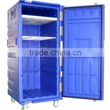 Insulated food cabinet for cold