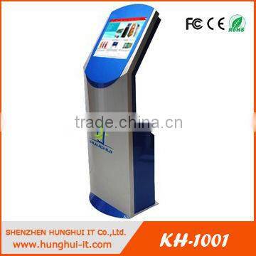 19 inch Touch Screen Self-service interactive ticket kiosk /Ticket Printing Machine