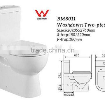 Watermark Sanitary Ware wc Toilet Two Piece Water Closet Australian BM8011 photo-2