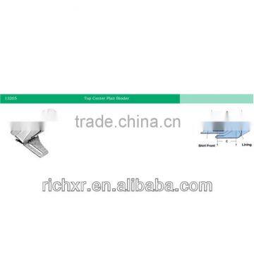 13205 folder/ top center plait binder attachment - 2 or 4 needle machine attachment/sewing machine spare parts