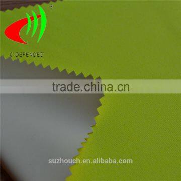 hi vis fabric modacrylic fabric with pu heat transfer film for hi vis jacket