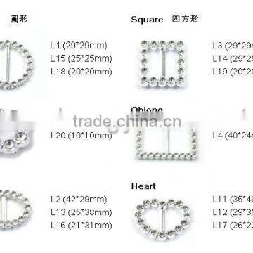 Machine Cut Taiwan Bling Small Square Buckles For Garment Accessories photo-2