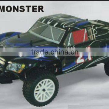 2.4G 4WD HSP 1/10th Scale Nitro Rally Monster-two Speed Cars