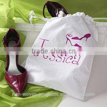 New Fashion rope shoe bag cotton drawstring closure bag