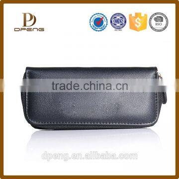 2015 top grade custom classical embossing genuine leather women wallet