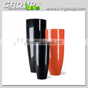 high glossy fiberglass planter for garden ,shopping center