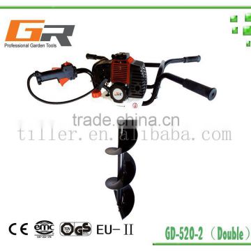 52cc Double Gasoline Earth Driller / Ice driller with CE/EMC/GS/EU-II