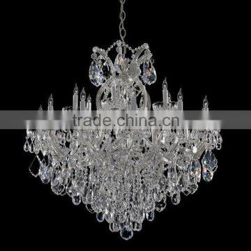 Vintage Wedding Decoration Crystal Glass Arm Chandelier Lighting