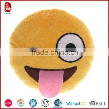 100% PP Cotton Low Price Plush Emoji Pillows Supply