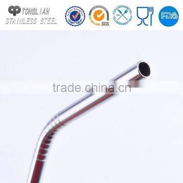 Food grade stainless steel drinking straw