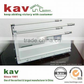 handle free touch open undermount tandem box drawer slide