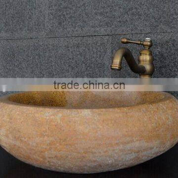 Natural hotel bathroom cobblestone vanity tops