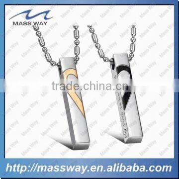 latest hot sale fashion zinc alloy brass stainless steel pendant