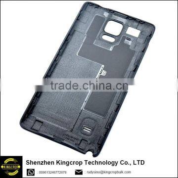 Genuine Original Back Battery Door Housing for Samsung Galaxy Note 4 Rear Cover Replacement Black/White photo-2
