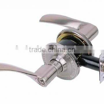 Oil Rubbed Bronze Finish Euro Standard Solid Lever Zinc Alloy Handles Door Lock photo-4