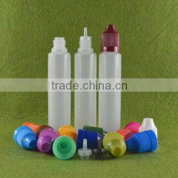 PE unicorn bottles 30ml child proof